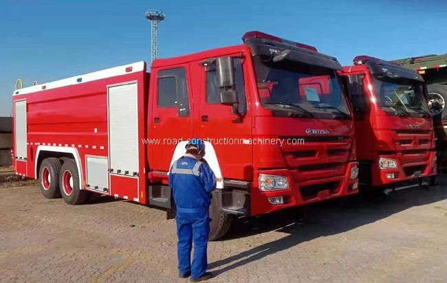 ultimo caso aziendale circa DRC - 2 camion di estinzione di incendio delle unità SINOTRUK 371hp